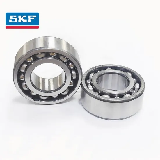 Double Row Angular Contact Ball Bearing 3206 Steel Cage for Construction Machinery