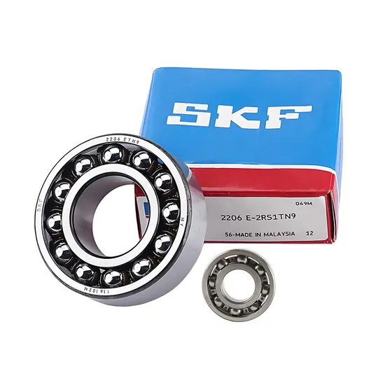 Self-Aligning Ball Bearing 2206-2RS 30x62x20mm for Motors & Agricultural Machinery with Nylon Cage
