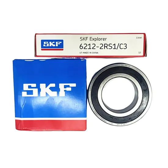 Original SKF Deep Groove Ball Bearing 6212-2RS1/C3 60x110x22mm for Industrial Machinery