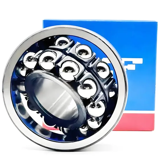Self Aligning Ball Bearings SKF 1302 1303 1304 with Steel/Brass Cage for Plastic Machinery