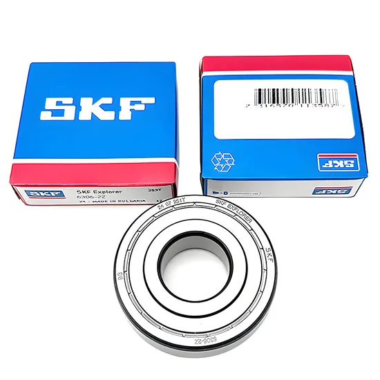 High Precision SKF 6306 Deep Groove Ball Bearings 30x72x19mm for Industrial Machinery