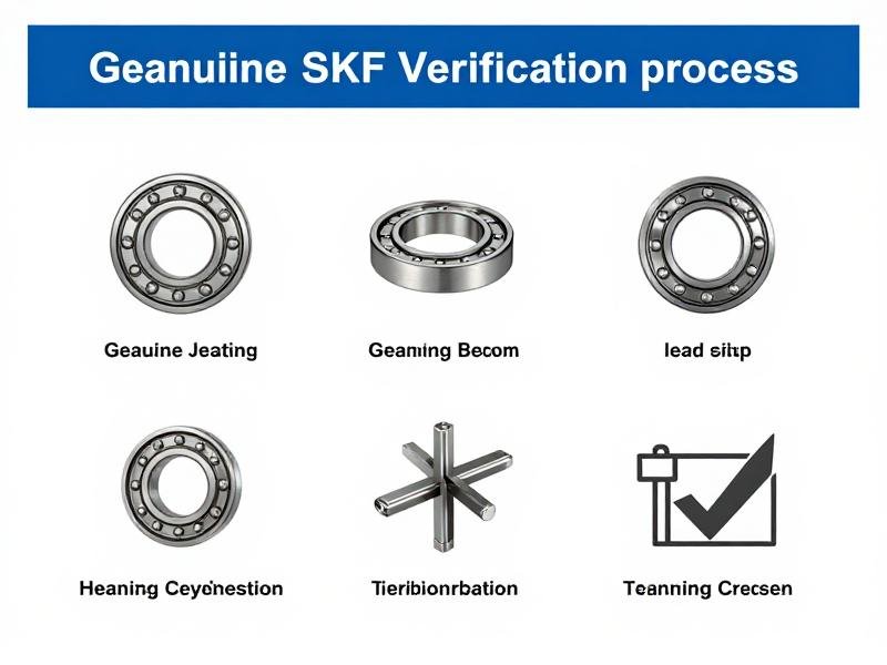 Genuine SKF lead time verification steps SKF bearing verification process